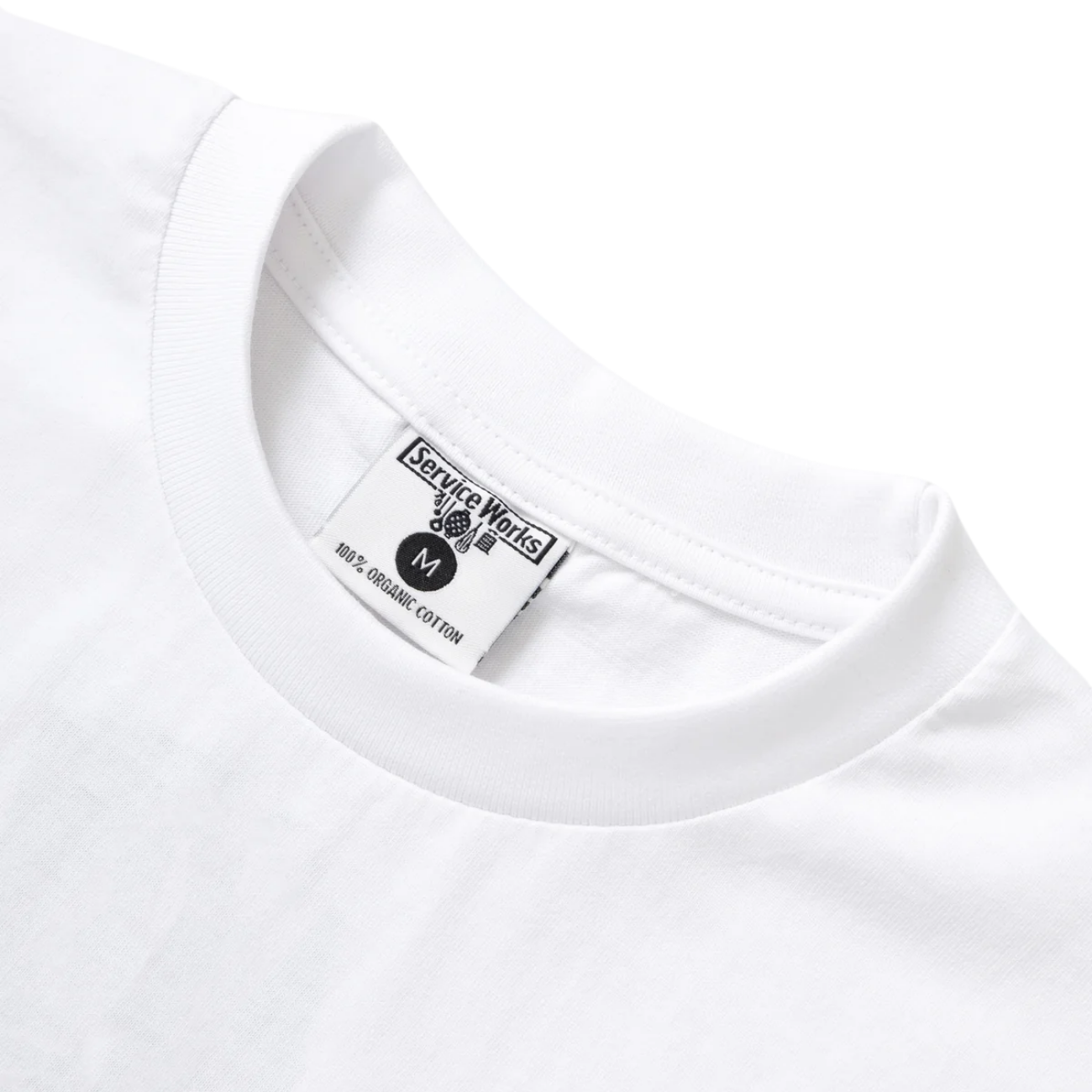 SERVICE WORKS SERVICE LOGO T-SHIRT - WHITE
