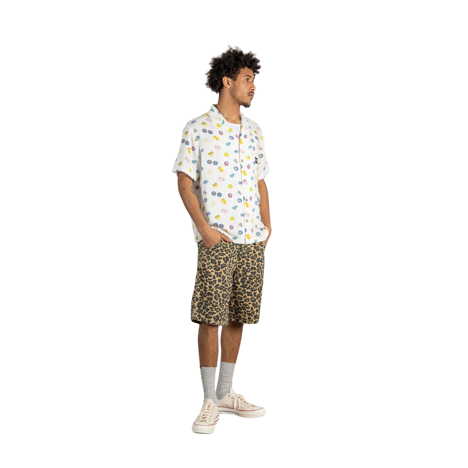 STAN RAY BIG JOB SHORT - LEOPARD CAMO