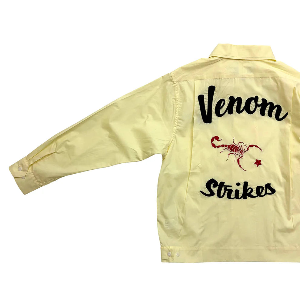 DRY BONES BOWLING SHIRT VENOM - CREAM