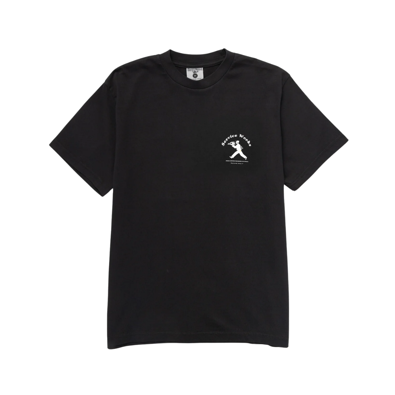 SERVICE WORKS WAITER T-SHIRT - BLACK