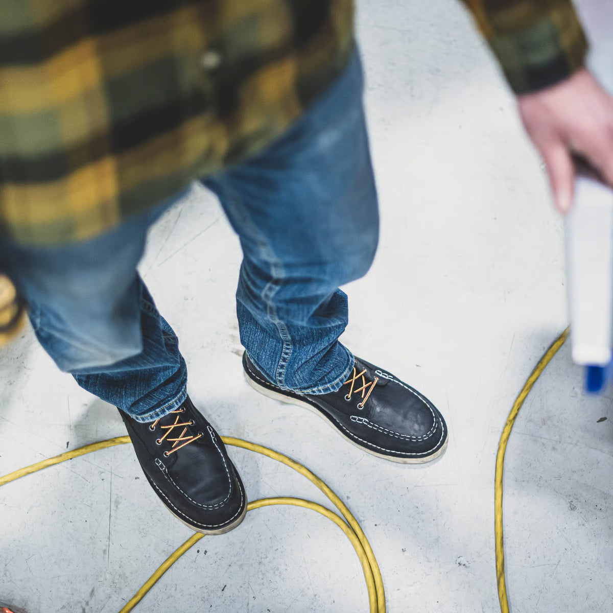 Danner Bull Run Moc Toe — Black — view 7
