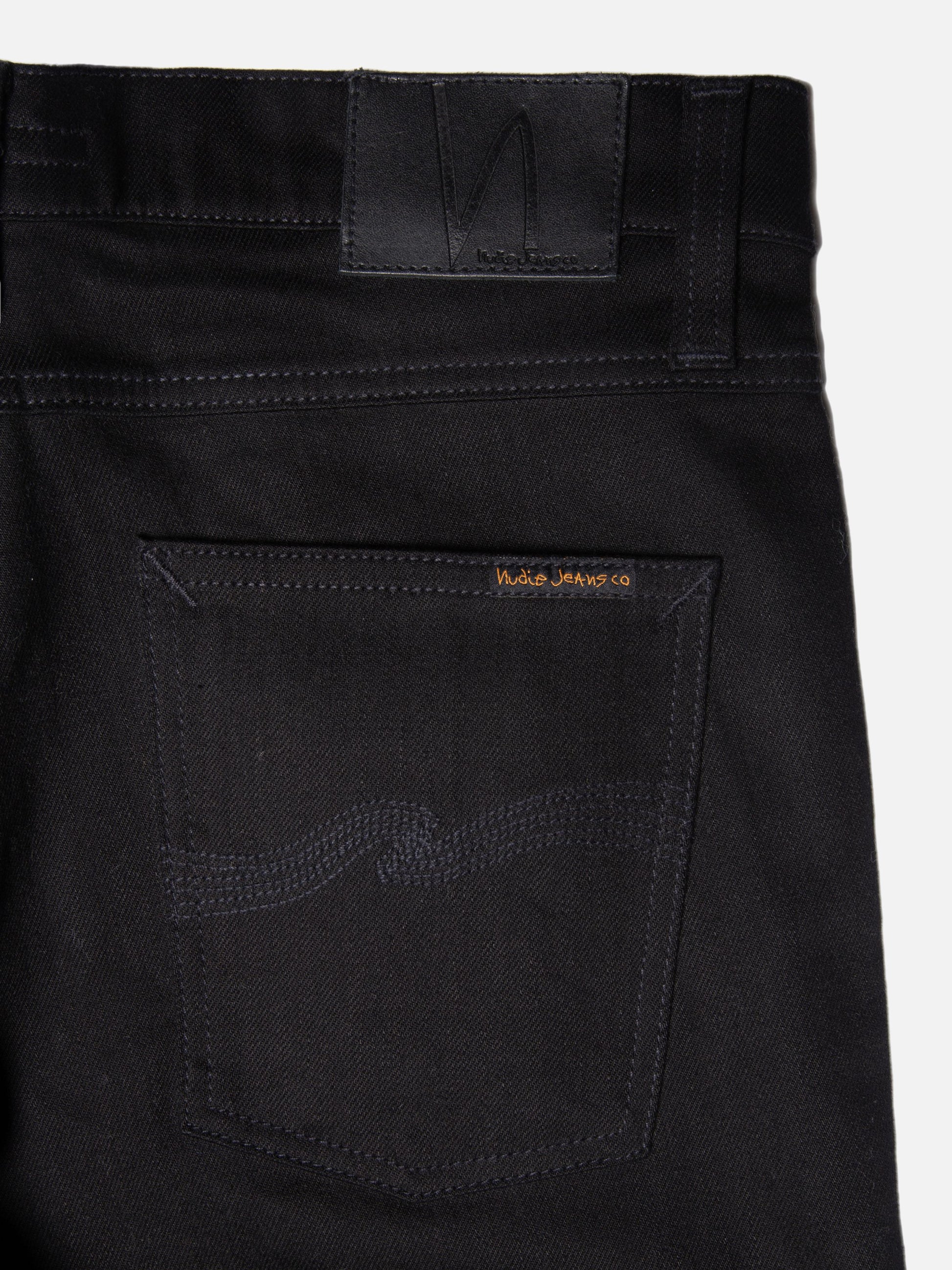 NUDIE JEANS LEAN DEAN - DRY EVERBLACK
