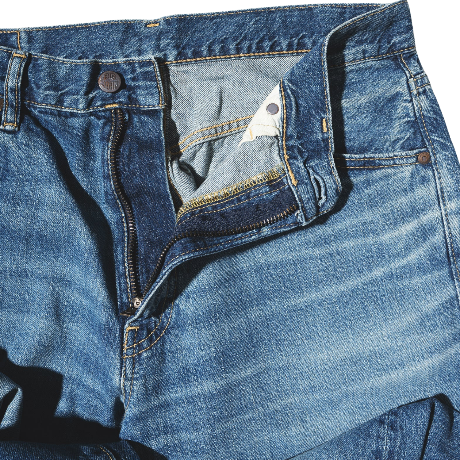 BIG JOHN M102SL (AW) VINTAGE 60S CLASSIC STRAIGHT FIT - ANTIQUE WASH