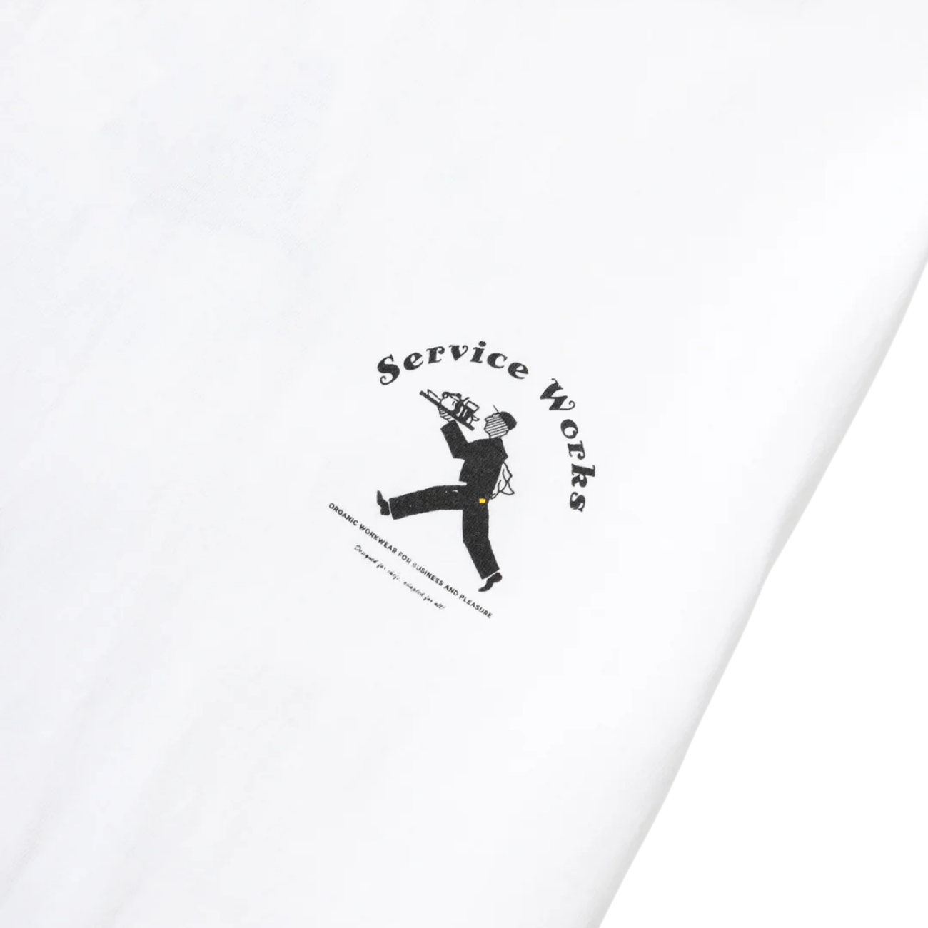 SERVICE WORKS WAITER T-SHIRT - WHITE