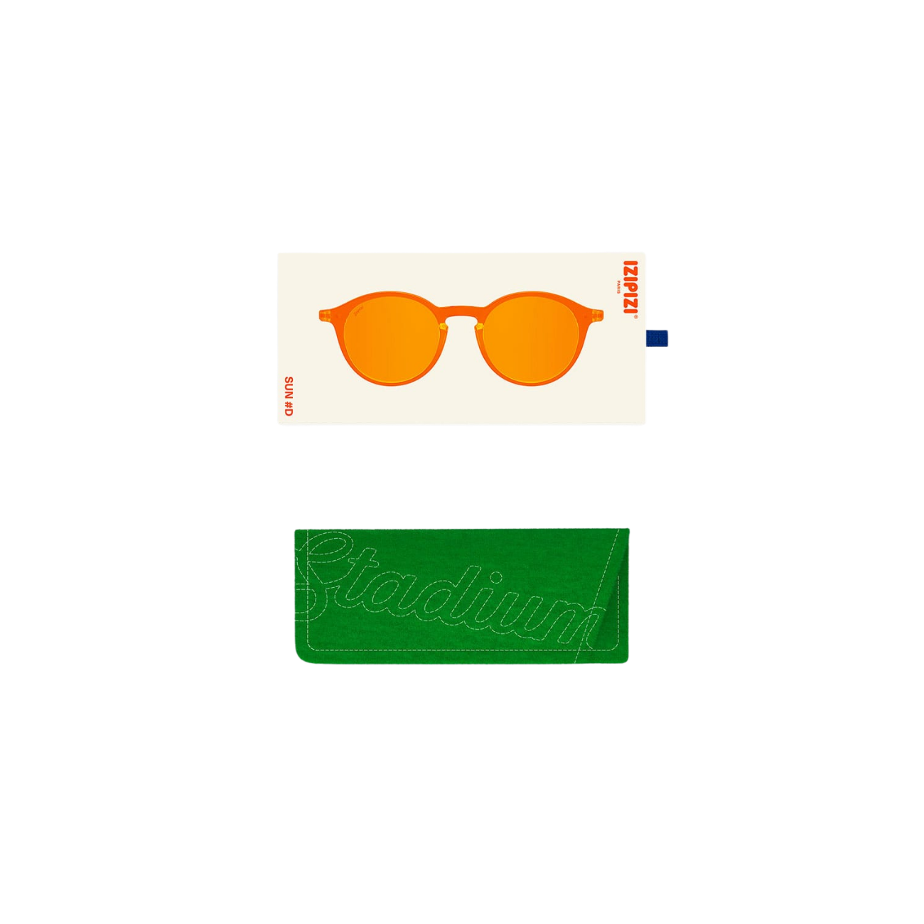 IZIPIZI SUN D ORANGE SMASH PURPLE LENSES - ORANGE SMASH