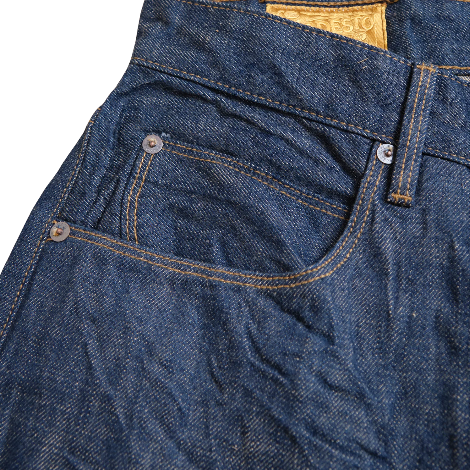 FREENOTE MODESTO STRAIGHT CUT 13 OUNCE - NATURAL RINSED DENIM