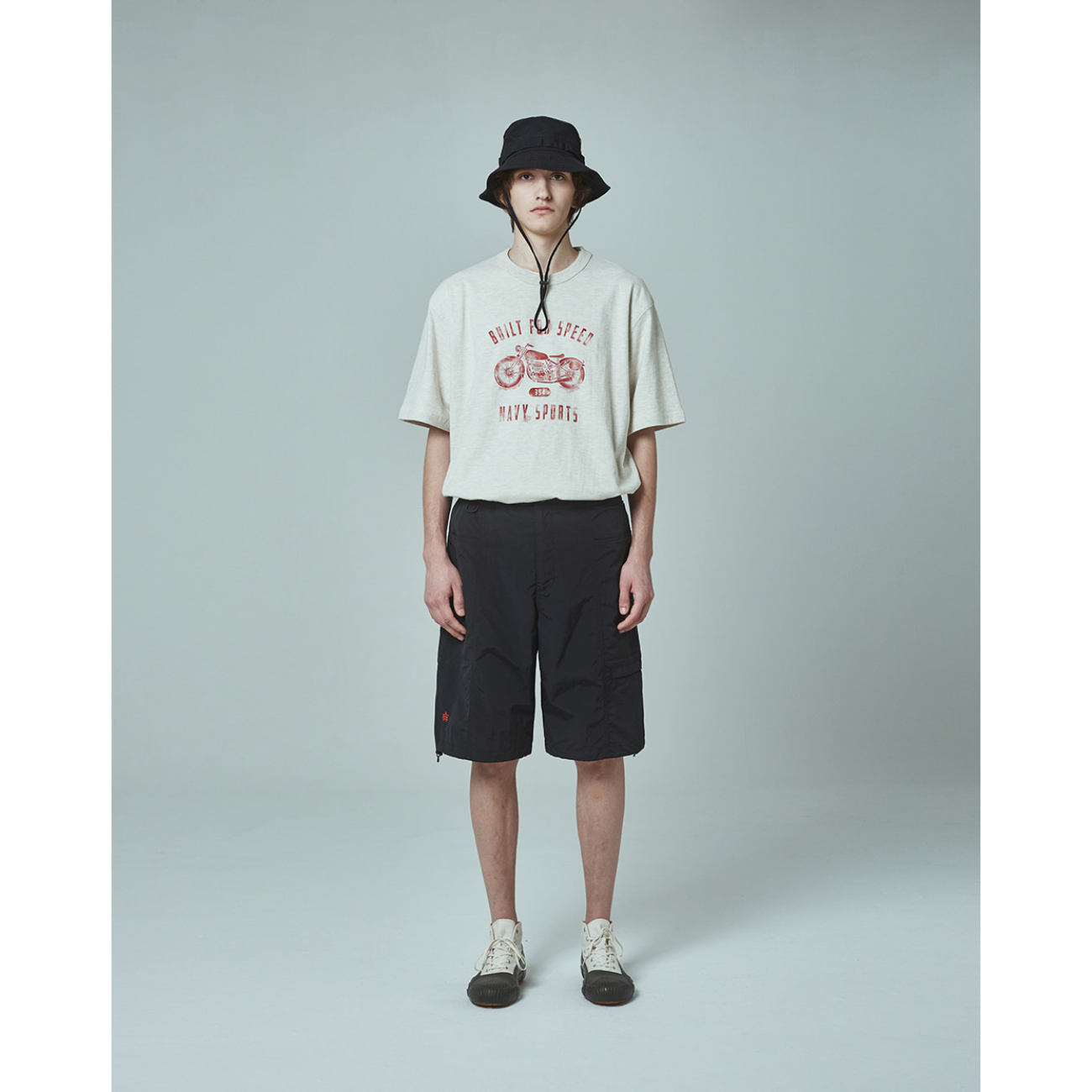 UNIFORM BRIDGE AE NYLON 3POCKET SHORT PANTS - BLACK