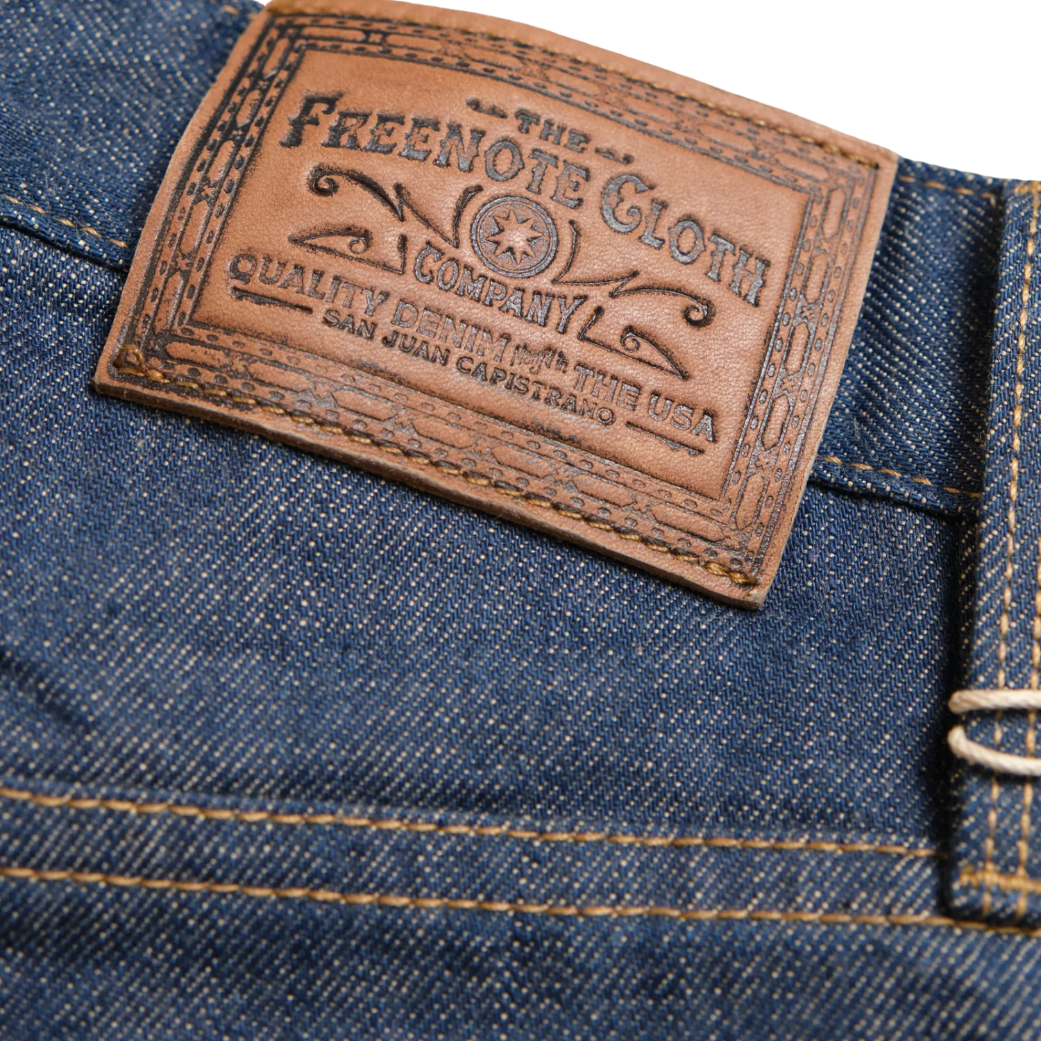 FREENOTE MODESTO STRAIGHT CUT 13 OUNCE - NATURAL RINSED DENIM