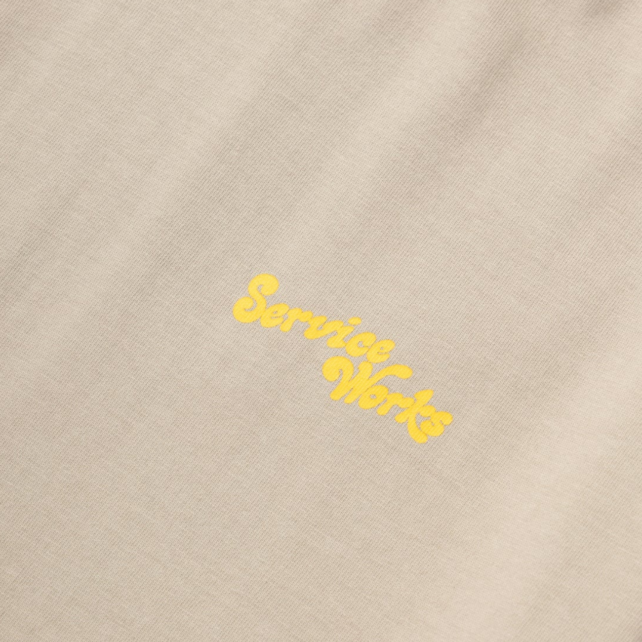 SERVICE WORKS WORK + PLEASURE T-SHIRT - STONE