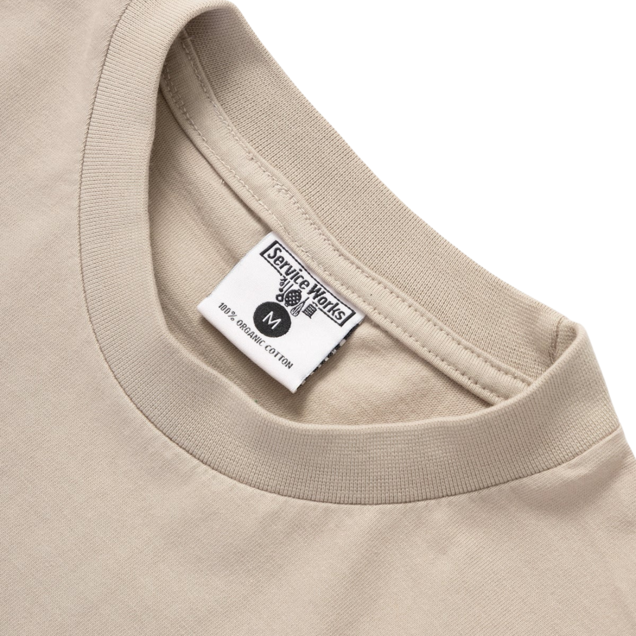 SERVICE WORKS WORK + PLEASURE T-SHIRT - STONE