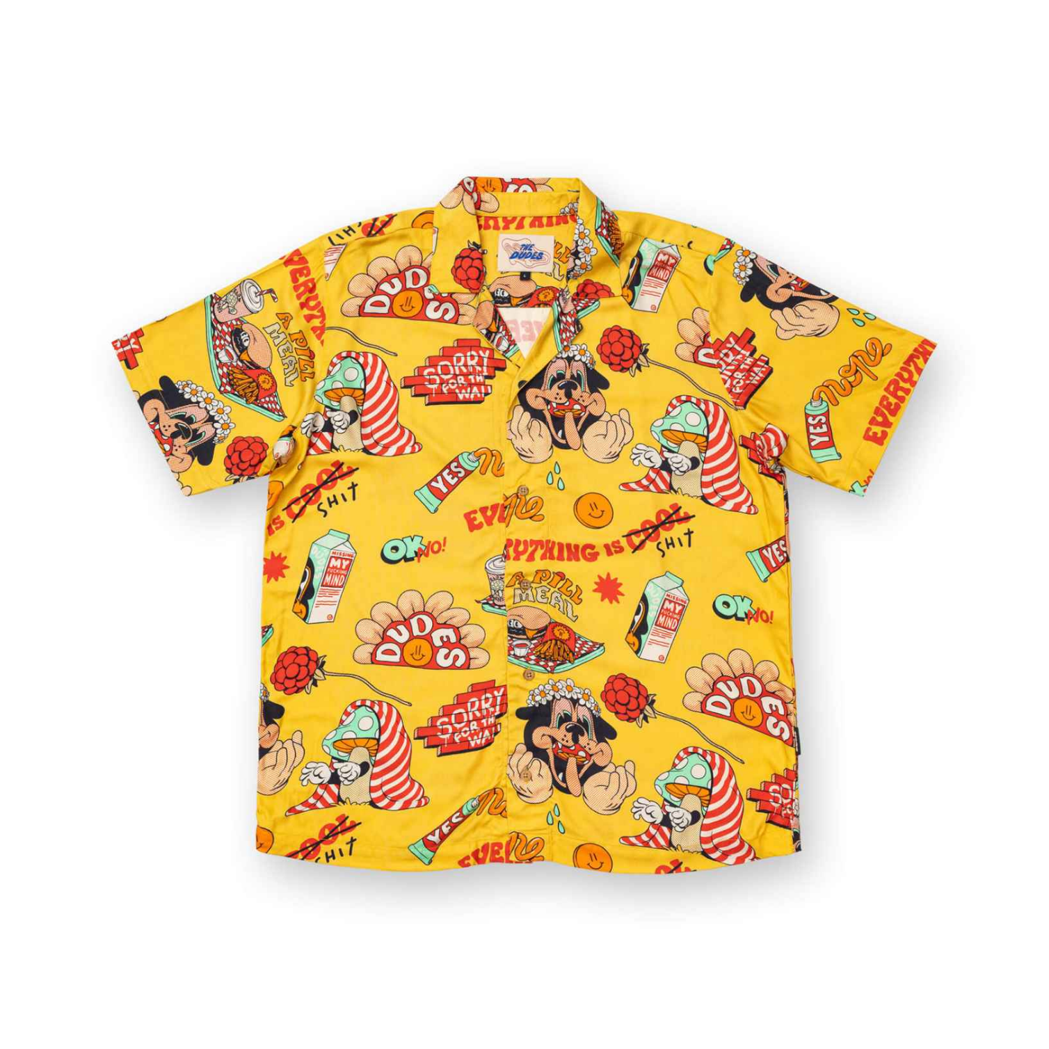THE DUDES A PILL MEAL II HAWAIIAN SHIRT - MULTICOLOR