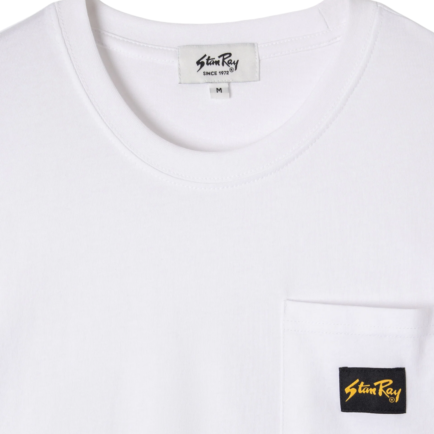 STAN RAY PATCH POCKET T-SHIRT - WHITE