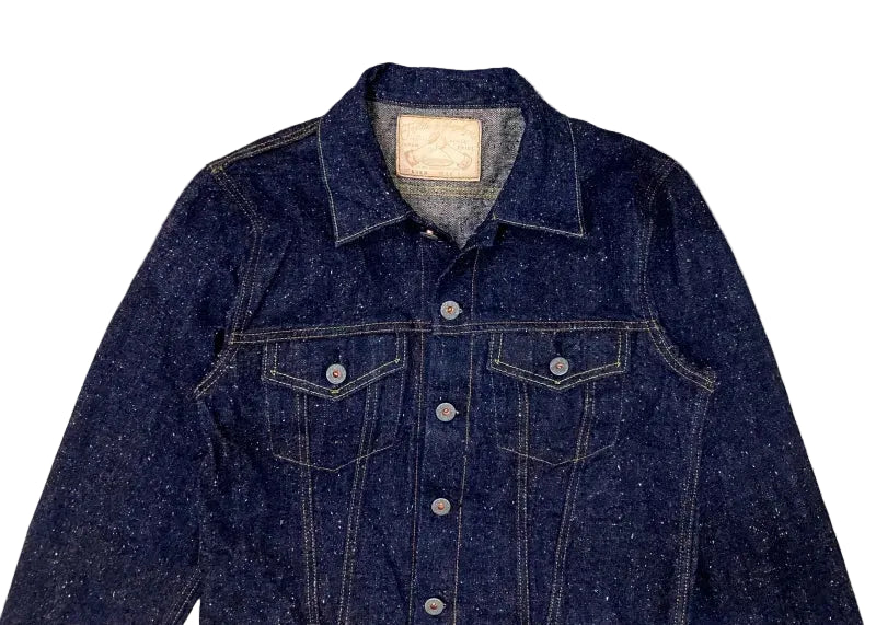GRAPH ZERO JEAN JACKET 3RD TYPE - NEP YARN