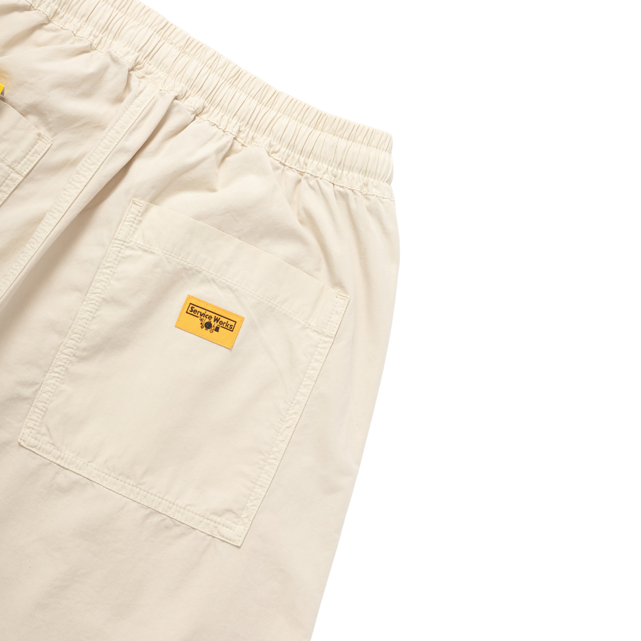 SERVICE WORKS POPLIN CHEF PANT - WHITE OAK