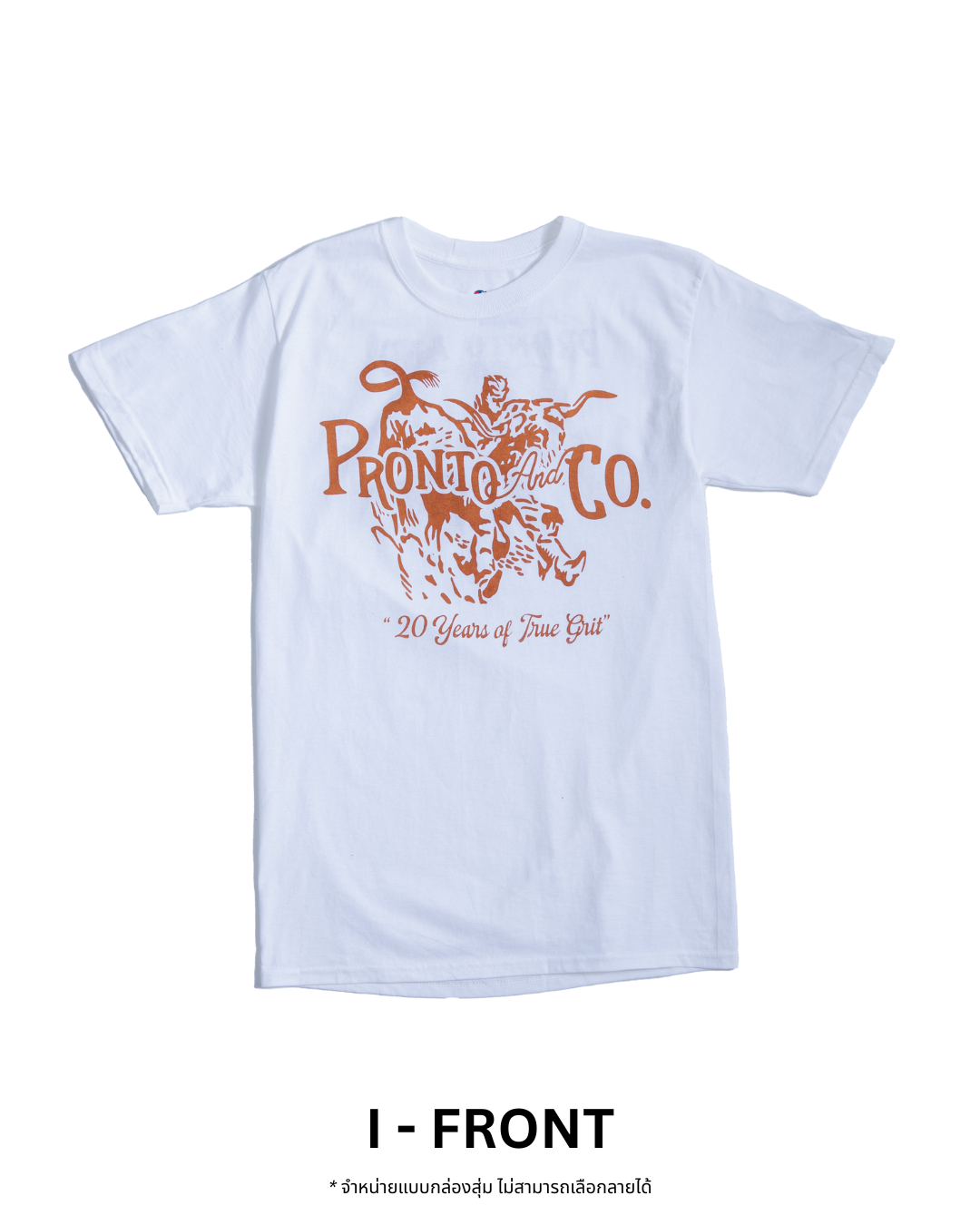 PRONTO&CO. 20TH ANNIVERSARY TEE - BLIND BOX Drop 2