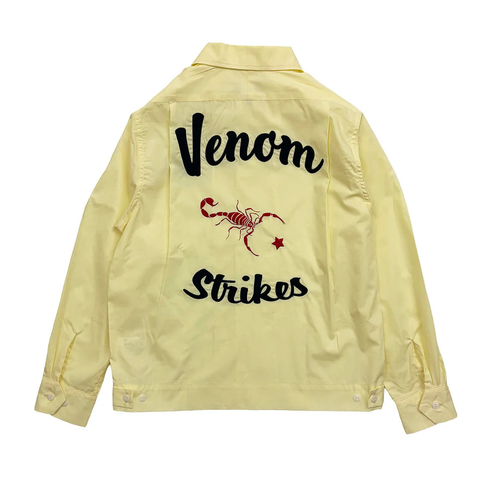 DRY BONES BOWLING SHIRT VENOM - CREAM