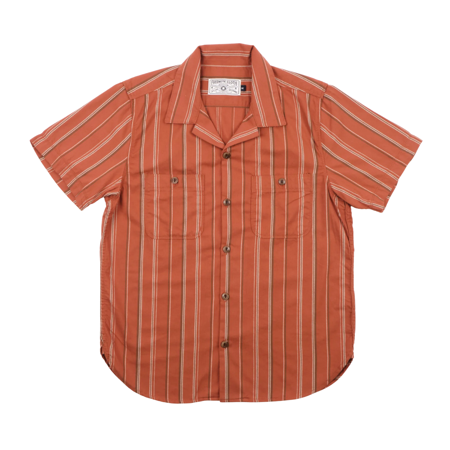 FREENOTE DAYTON S/S - ORANGE STRIPE