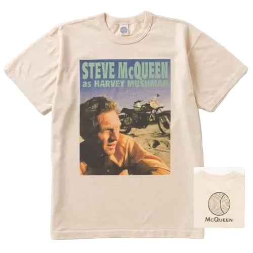 TOYS MCCOY S.MCQUEEN TEE STEVE MCQUEEN AS HARVEY MUSHMAN - NATURAL