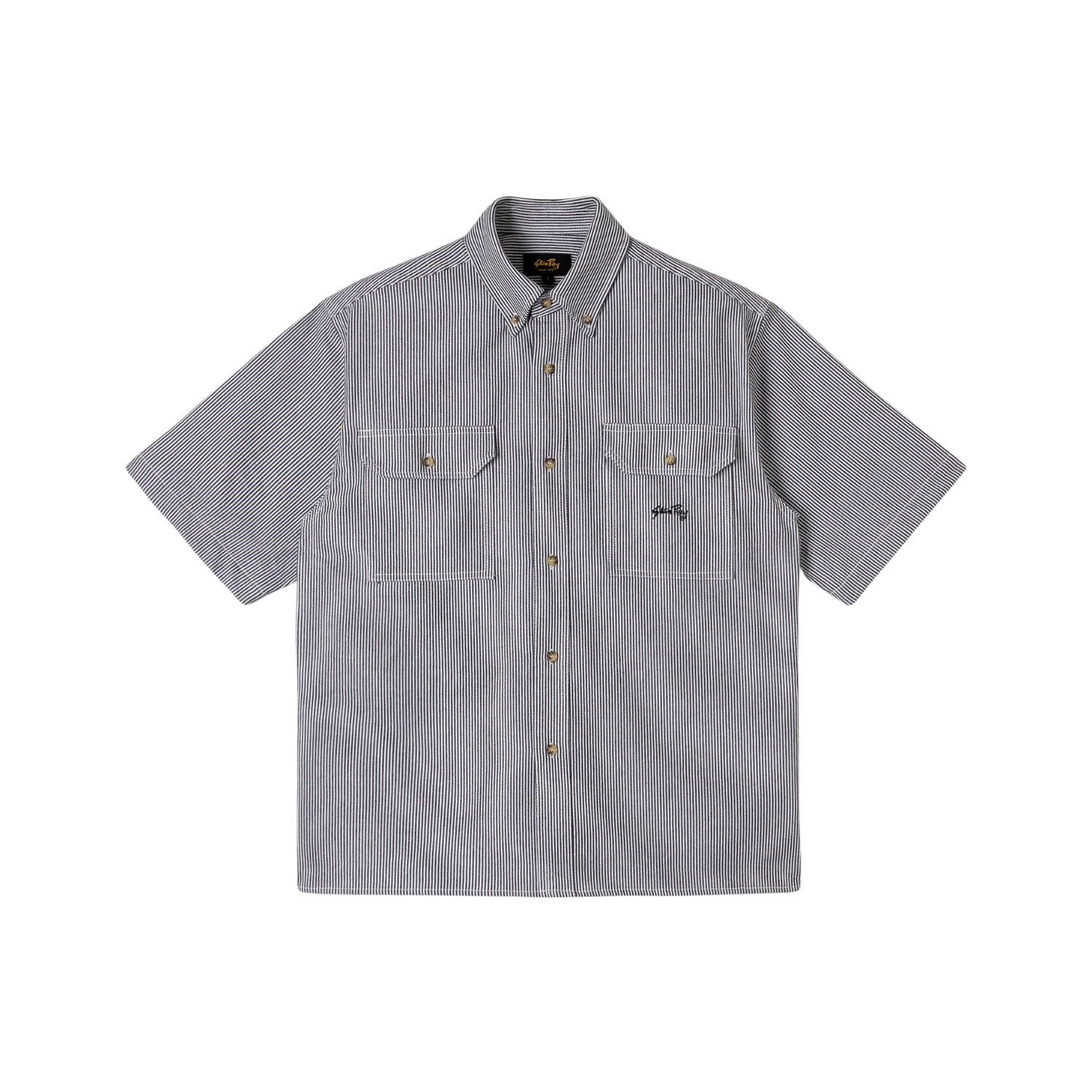 STAN RAY SS WORK SHIRT - AGED HICKORY STRIPE