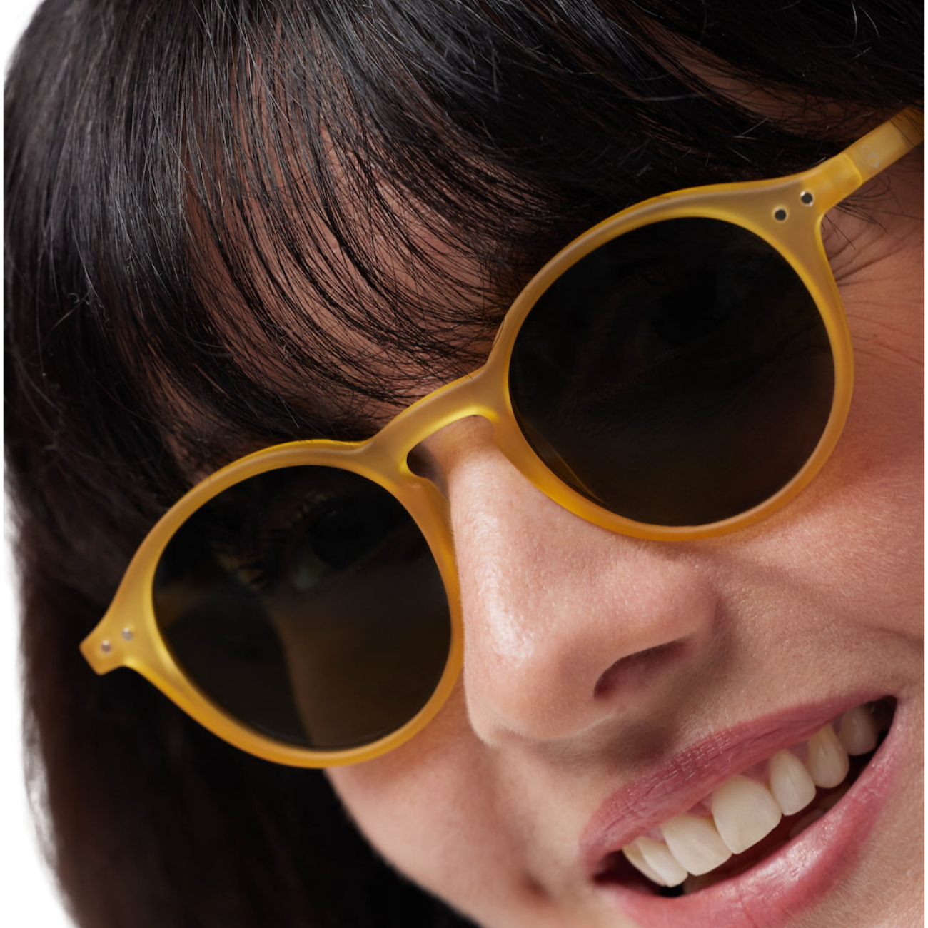 IZIPIZI SUN D YELLOW HONEY GREEN LENSES - YELLOW HONEY