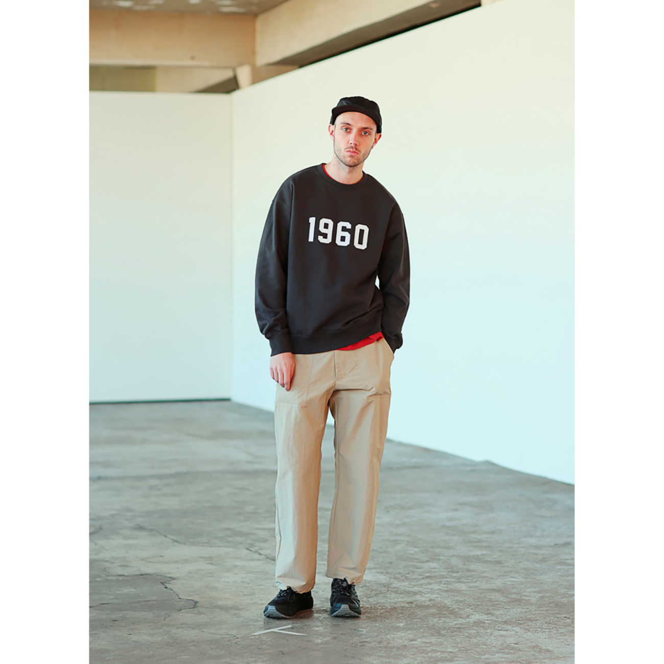 UNIFORM BRIDGE 1960 SWEATSHIRTS BLACK - BLACK