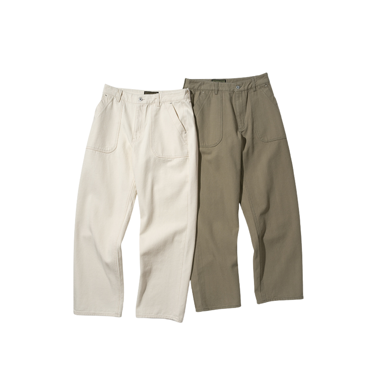 UNIFORM BRIDGE HBT DECK PANTS - IVORY