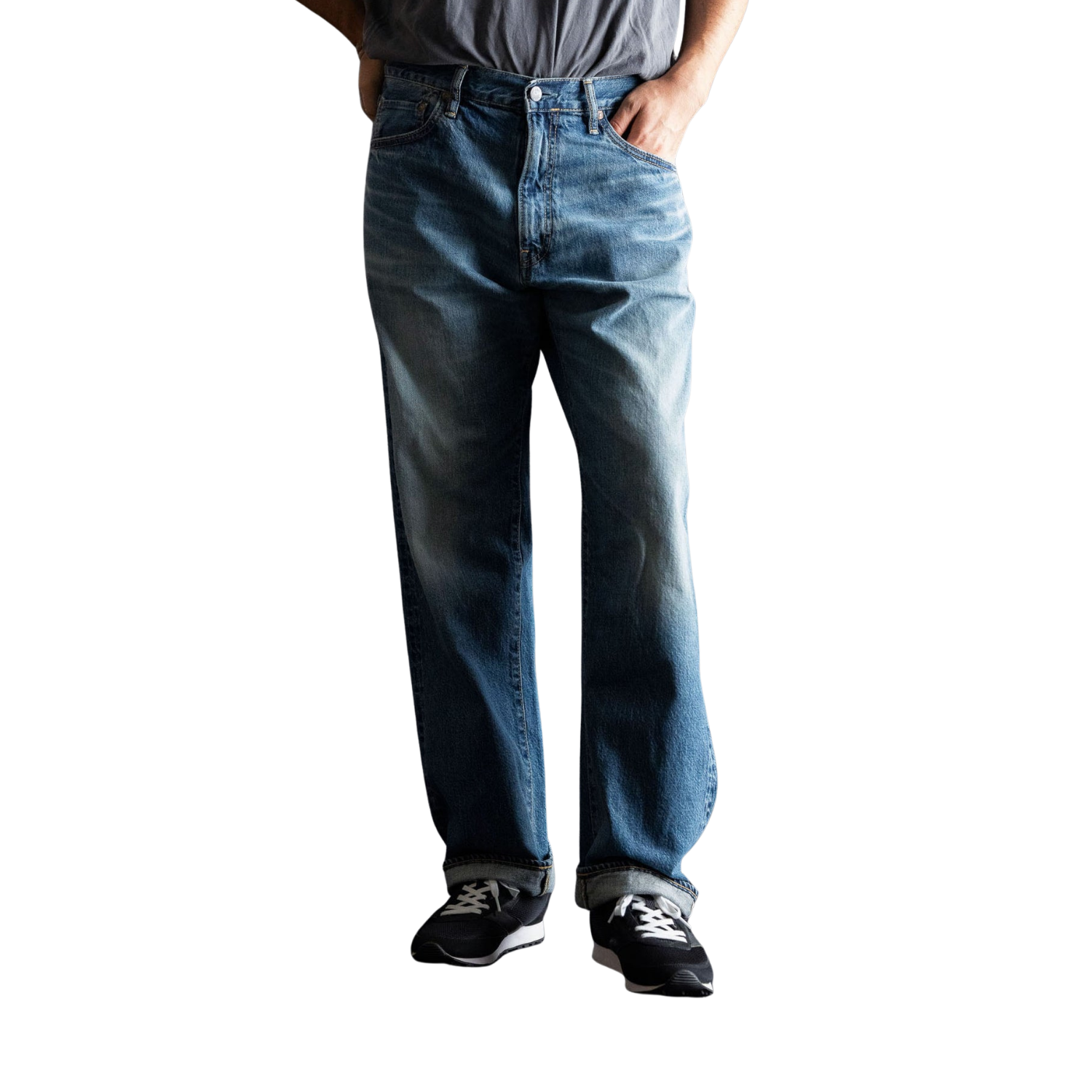 BIG JOHN M102SL (AW) VINTAGE 60S CLASSIC STRAIGHT FIT - ANTIQUE WASH