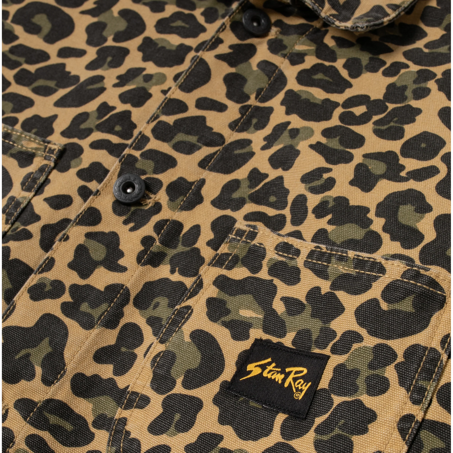 STAN RAY COVERALL JACKET - LEOPARD CAMO