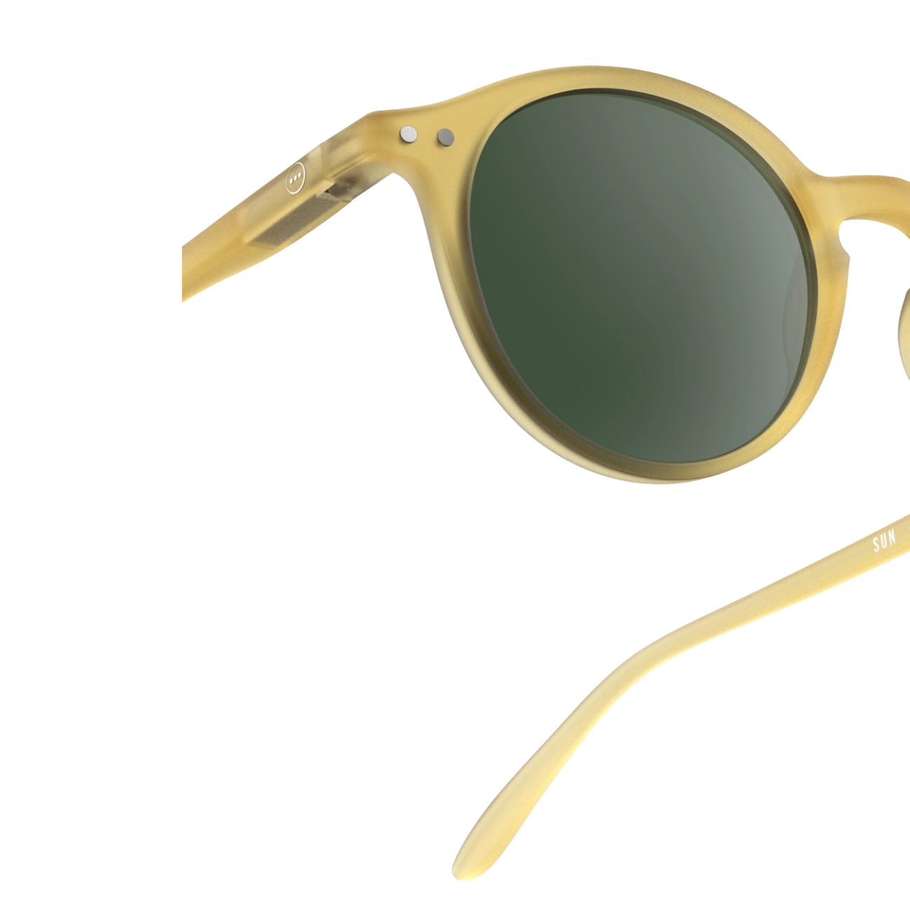 IZIPIZI SUN D YELLOW HONEY GREEN LENSES - YELLOW HONEY