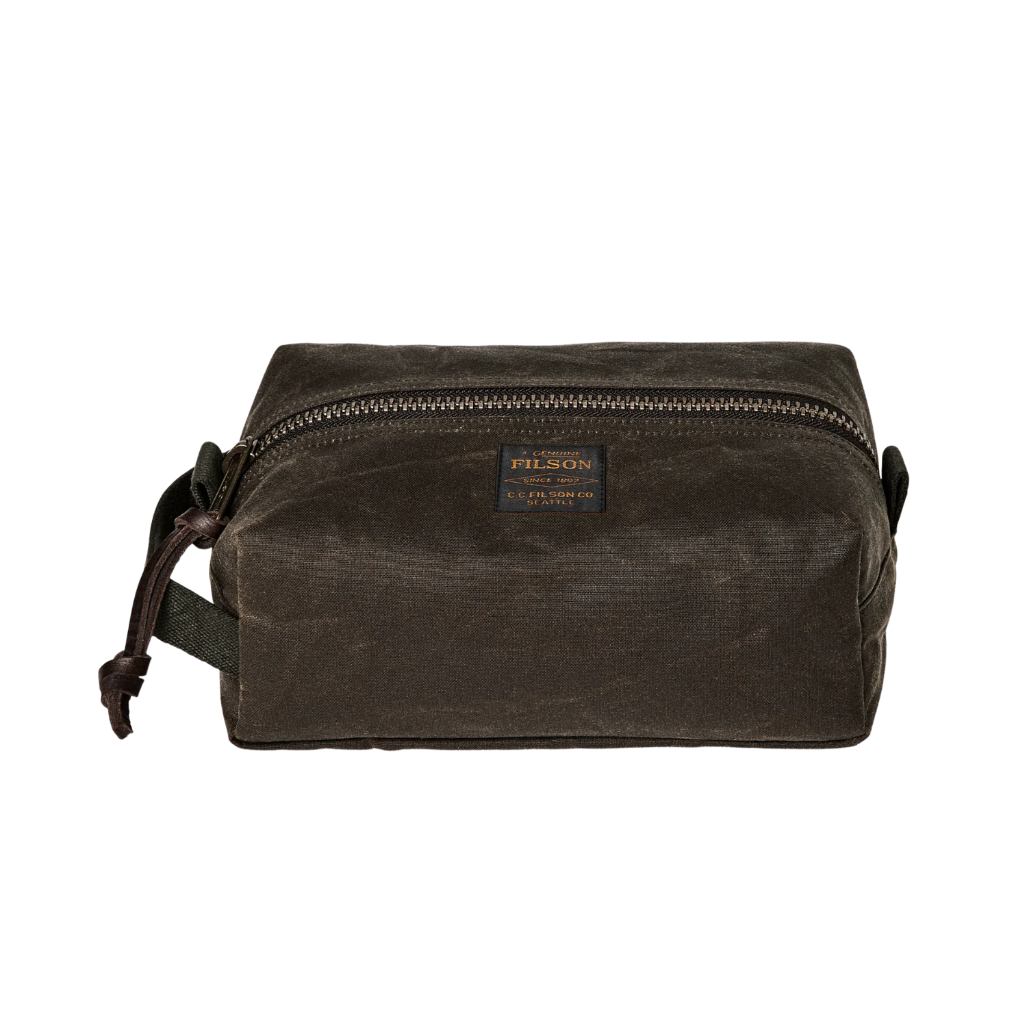 FILSON TIN CLOTH TRAVEL KIT - OTTER GREEN