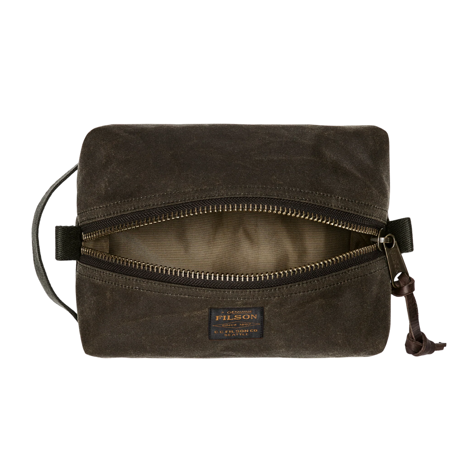FILSON TIN CLOTH TRAVEL KIT - OTTER GREEN