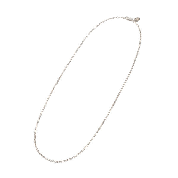 Saad Komaru Rhodium Plated Width 2mm Chain RM — view 2