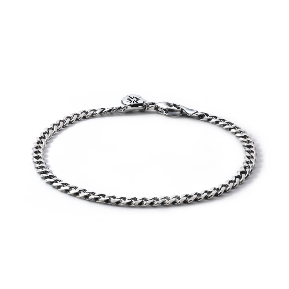 SAAD KIHEI CHAIN BRACELET SLIM 19CM