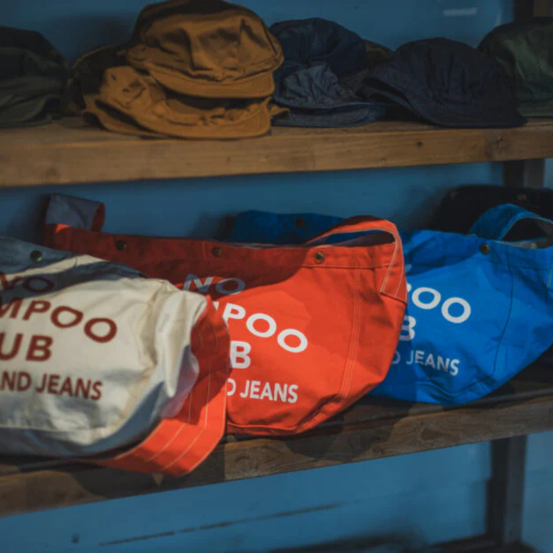 TCB JEANS BRAND-NEWS PAPER BAG - SOLID ORANGE