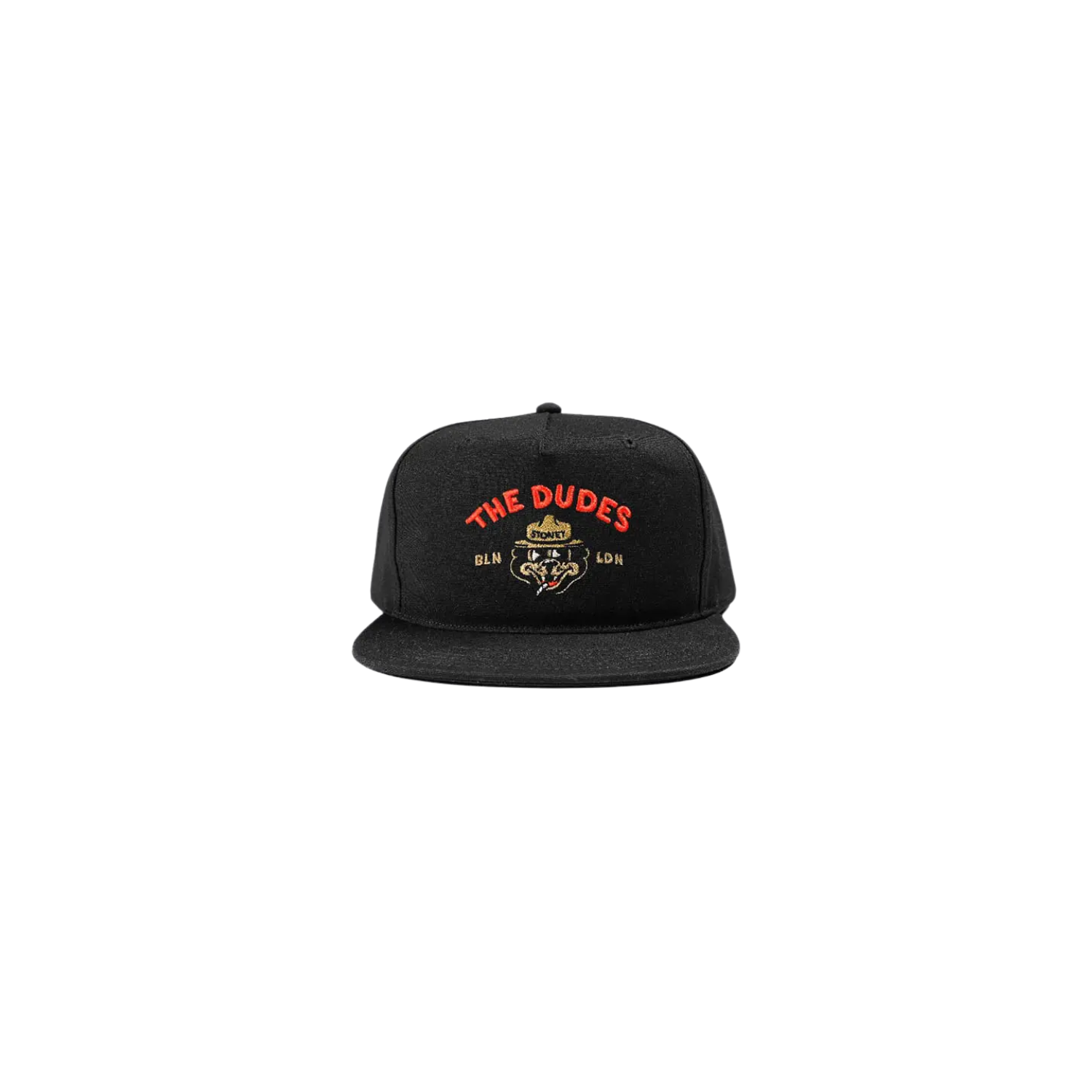 THE DUDES STONEY TRUCKER HAT - BLACK