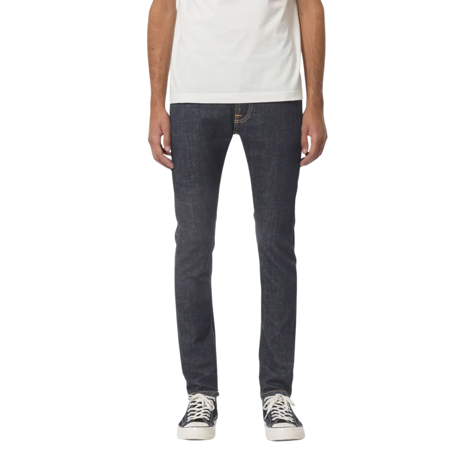 NUDIE JEANS TIGHT TERRY - RINSE TWILL