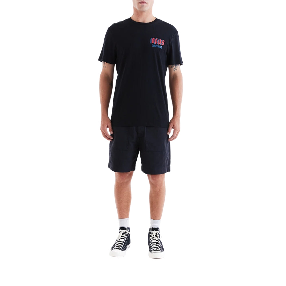 DEUS EX MACHINA SLAB TEE - BLACK
