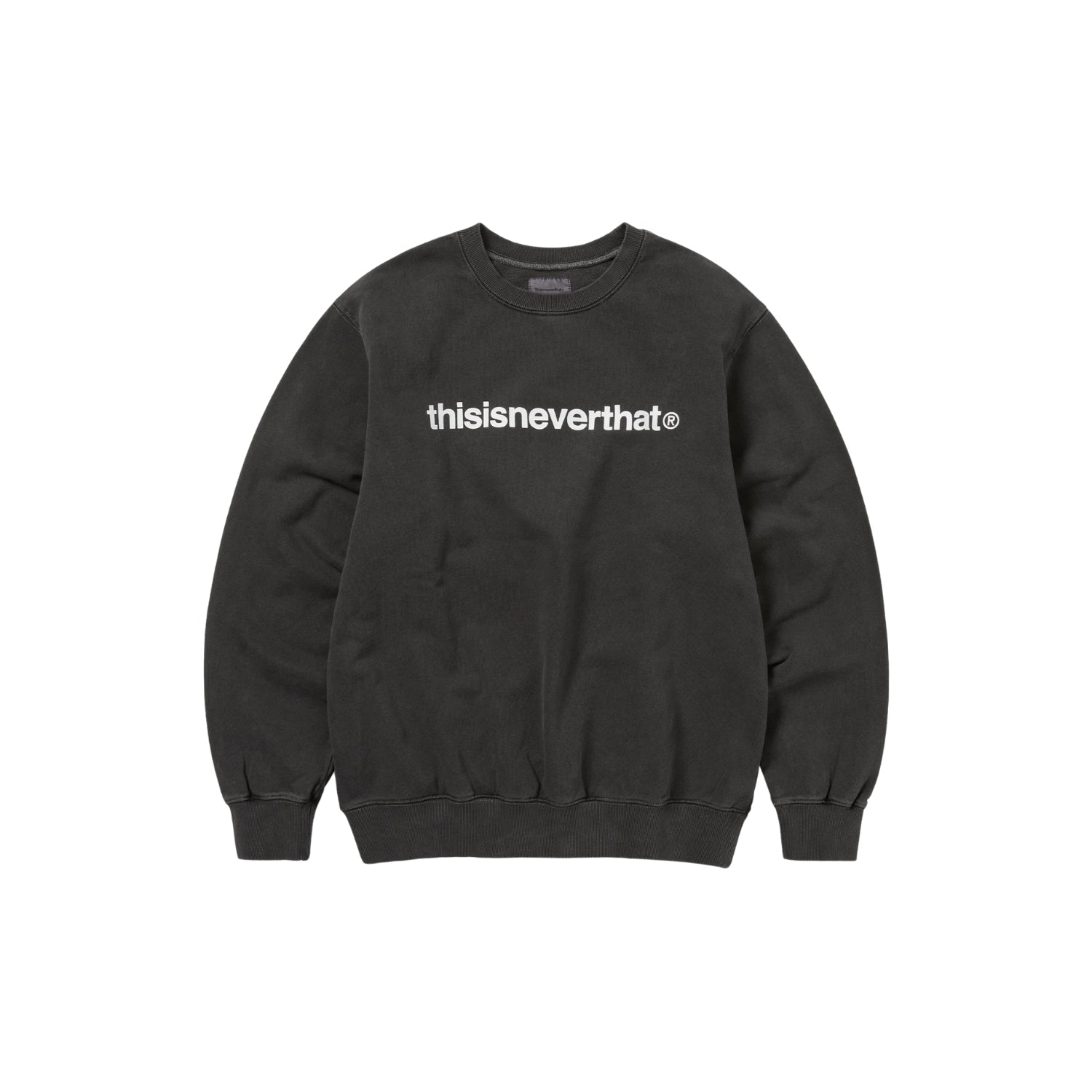 THISISNEVERTHAT T-LOGO LT CREWNECK - CHARCOAL