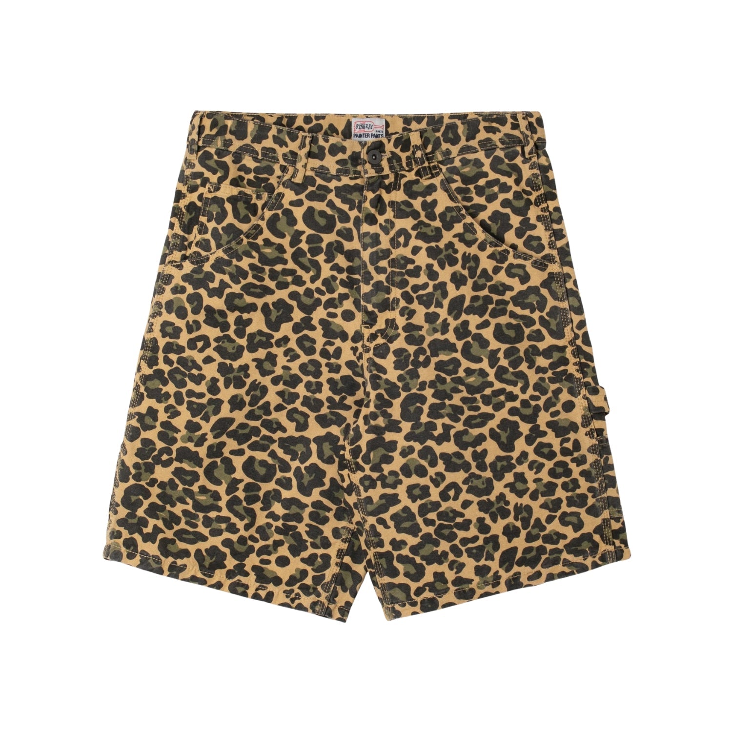 Stan Ray Big Job Short — Leopard Camo — front view