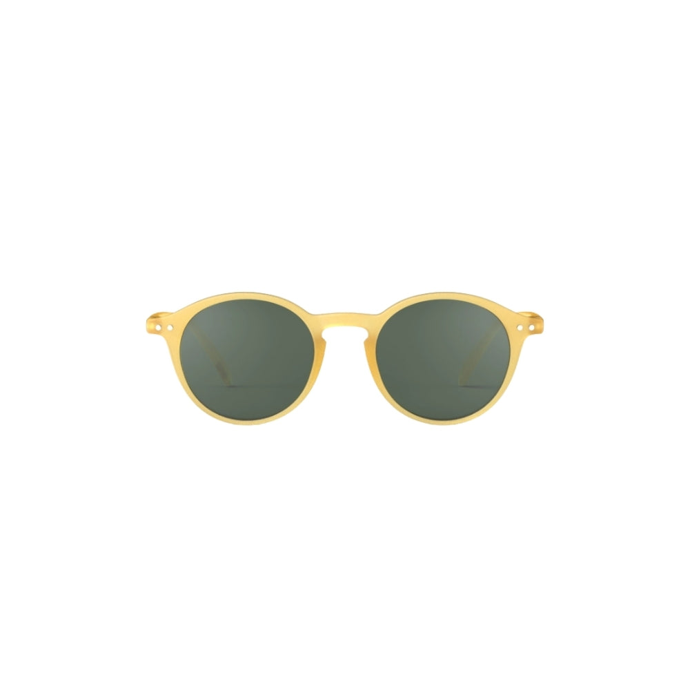 Izipizi Sun D Yellow Honey Green Lenses — Yellow Honey — front view