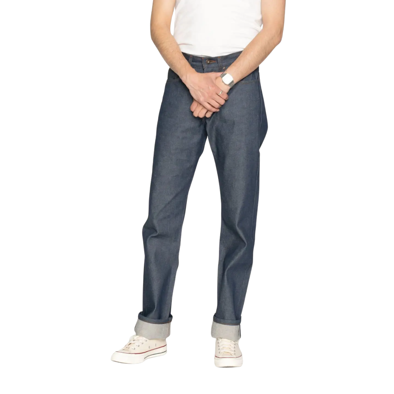 NAKED AND FAMOUS TRUE GUY - NATURAL INDIGO SELVEDGE