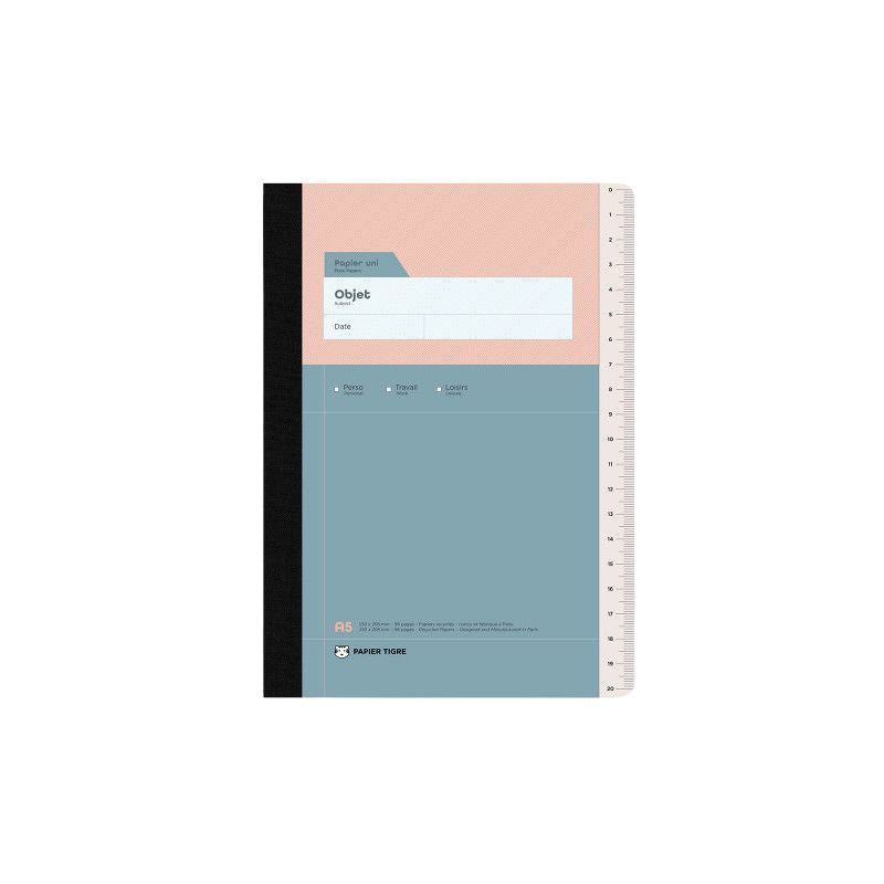 PAPIER TIGRE  NOTEBOOK A5 - ADMIN PLAIN