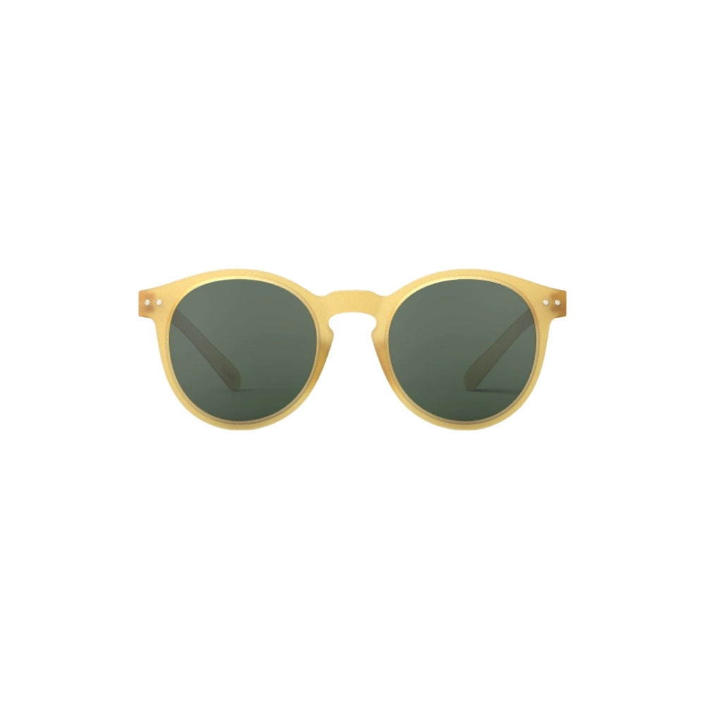 Izipizi Sun M Yellow Honey Green Lenses — Yellow Honey — front view