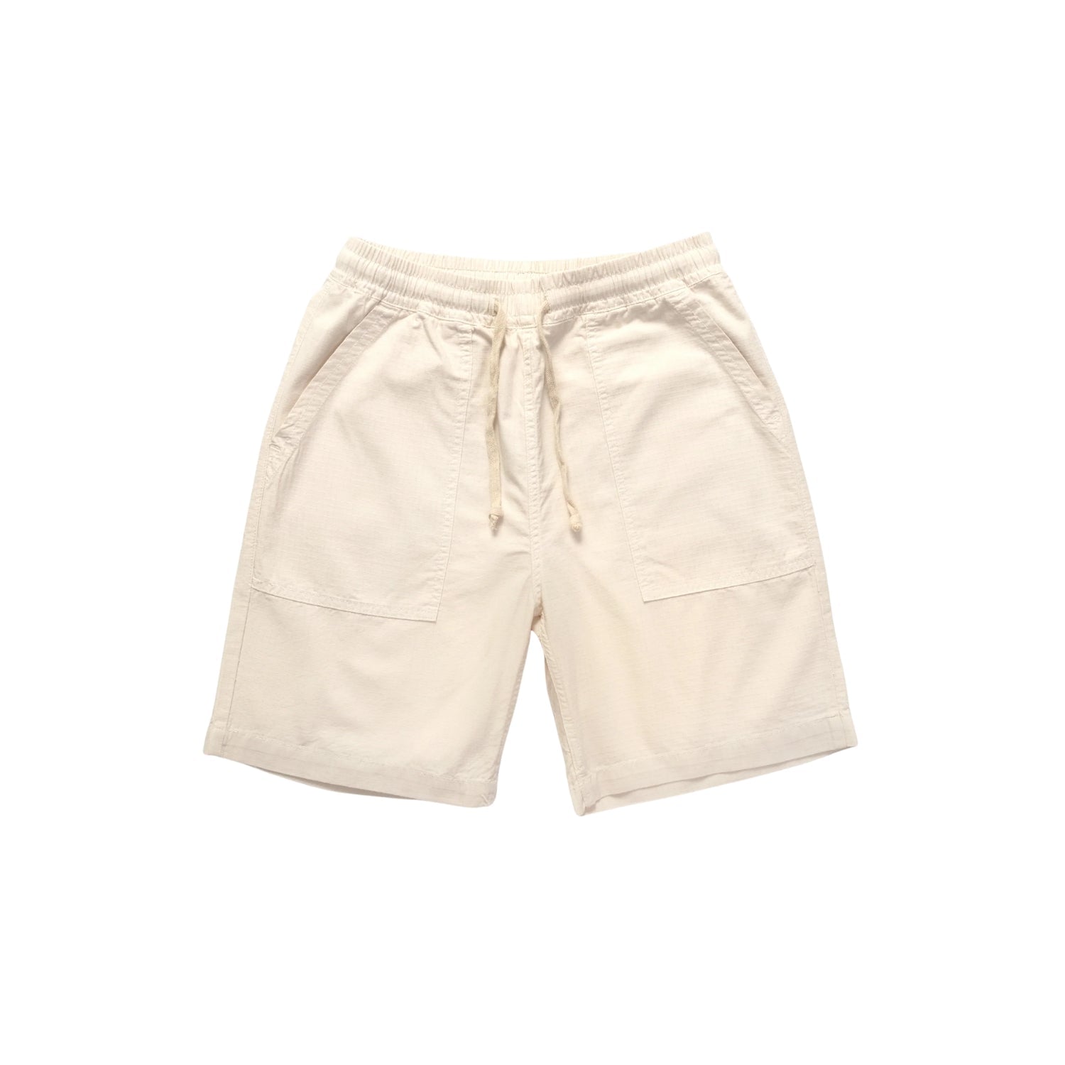 Service Works Ripstop Chef Short — Bone — front view