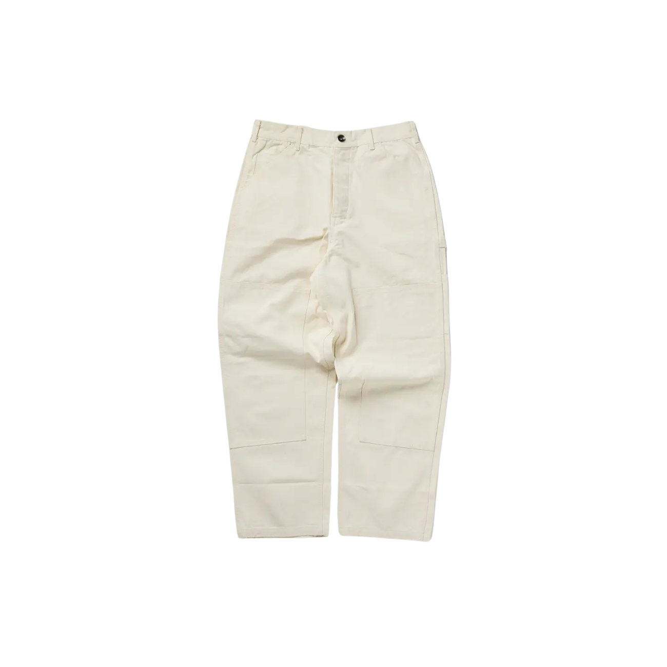 LEGS CO DOUBLE KNEE PAINTER PANTS - OFF WHITE