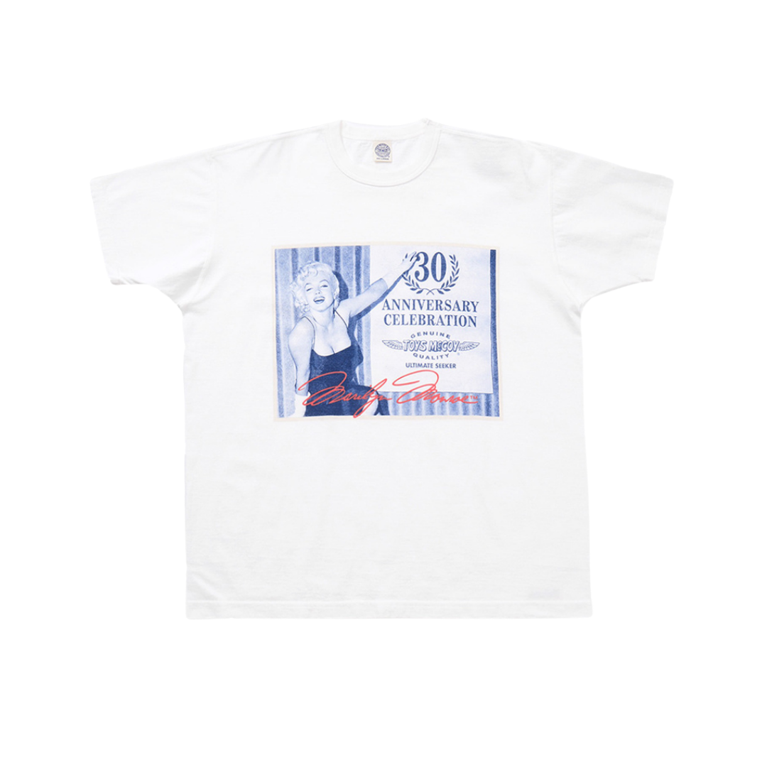 TOYS MCCOY MARILYN MONROE TEE CELEBRATION - OFFWHITE