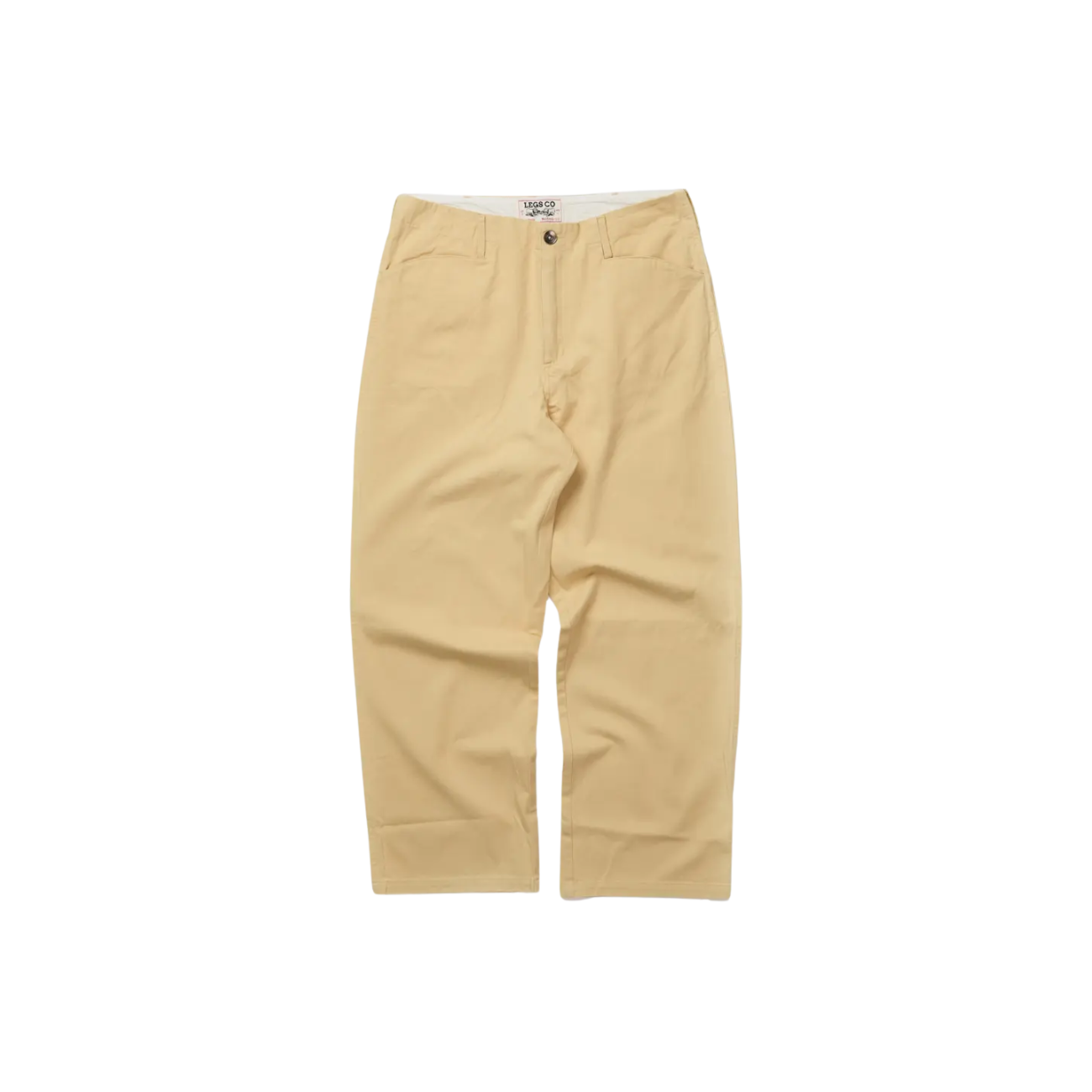 LEGS CO STRAIGHT CUT - REGULAR WORK PANTS - BEIGE