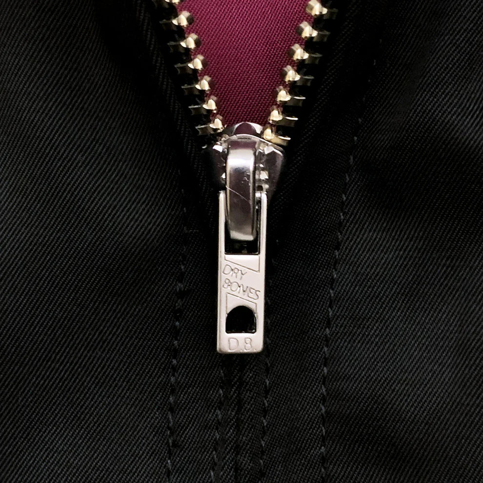 DRY BONES EMBROIDERED JACKET FUKUROKUJU - BLACK