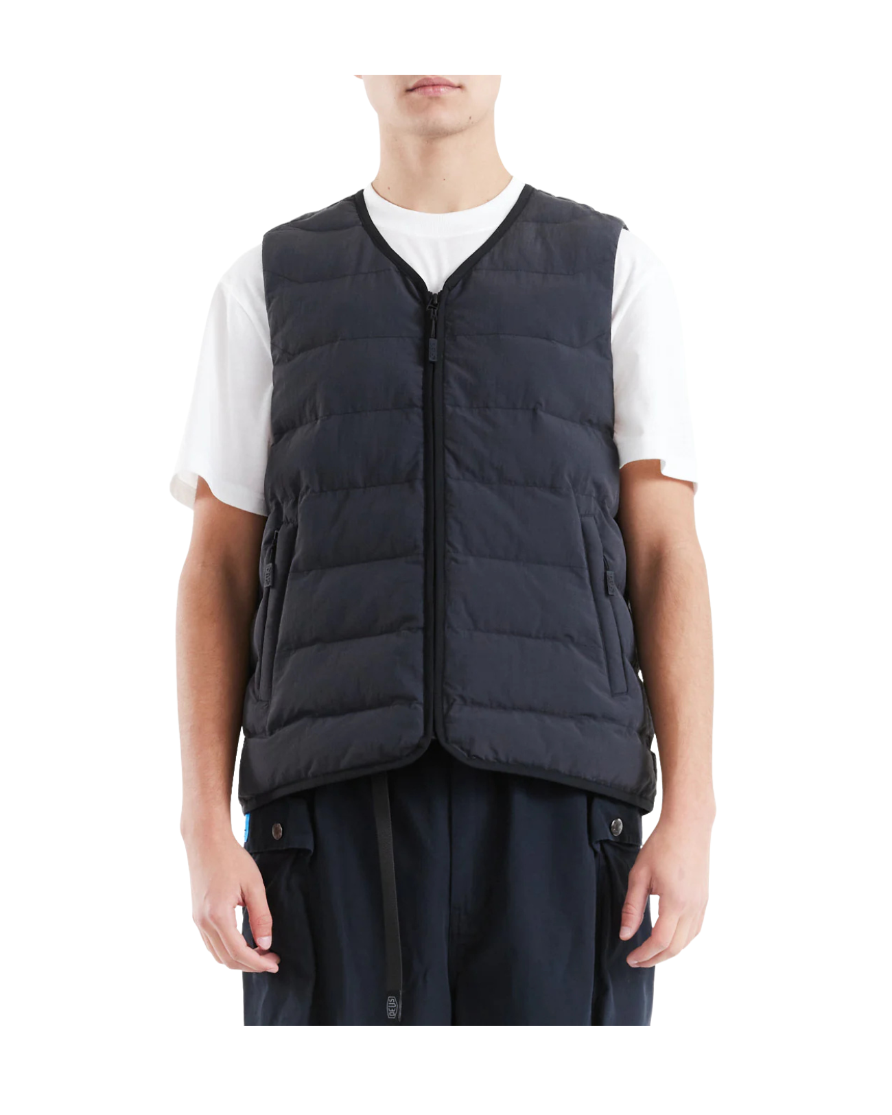 DEUS EX MACHINA PEAK PADDED VEST - BLACK