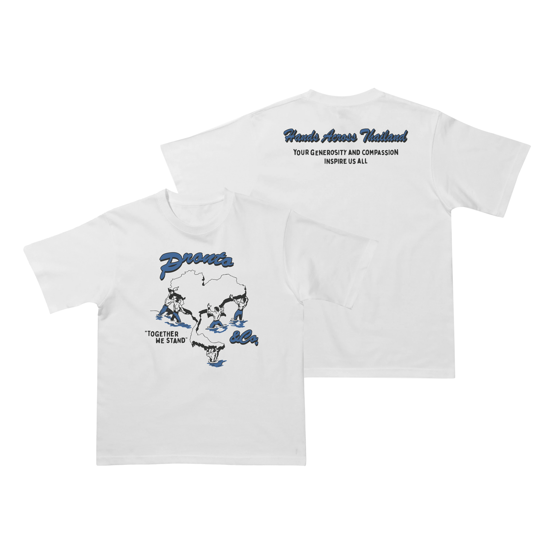 PRE-ORDER: PRONTO&CO. Hands Across Thailand T-Shirt 🤝🏻🇹🇭